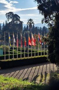widok na plac przed wejściem do HAEU