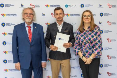 od lewej: Andrzej Tretyn, Marcin Smoczyński, Monik Wałachowska